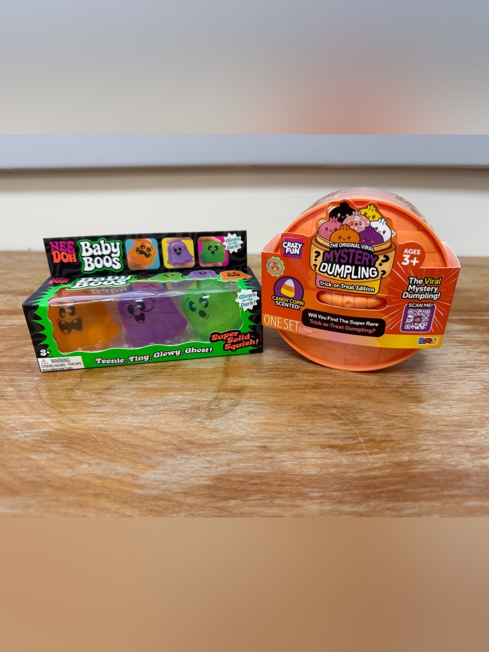 Halloween! NeeDoh Baby Boos & RMS Trick-or-Treat Edition Candy Corn Scented